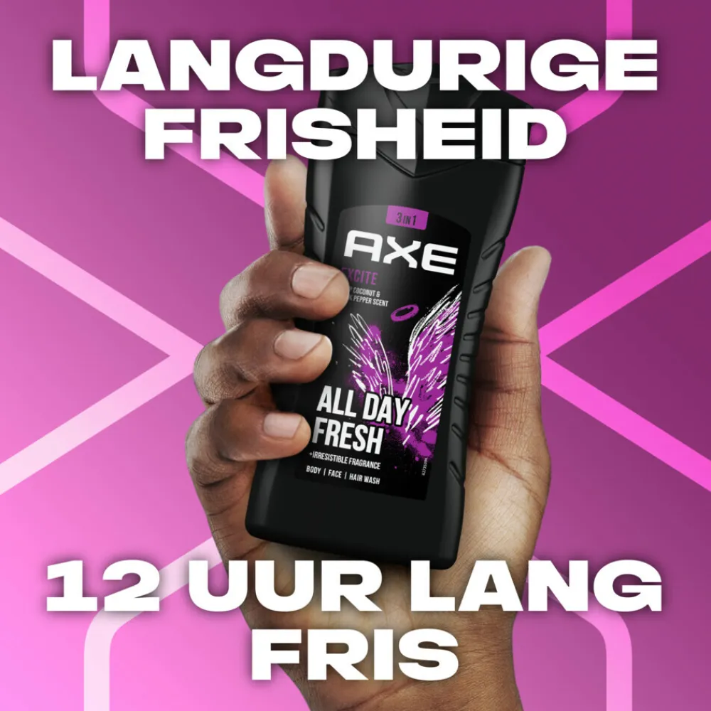 Axe 6x Douchegel Excite 250 ml