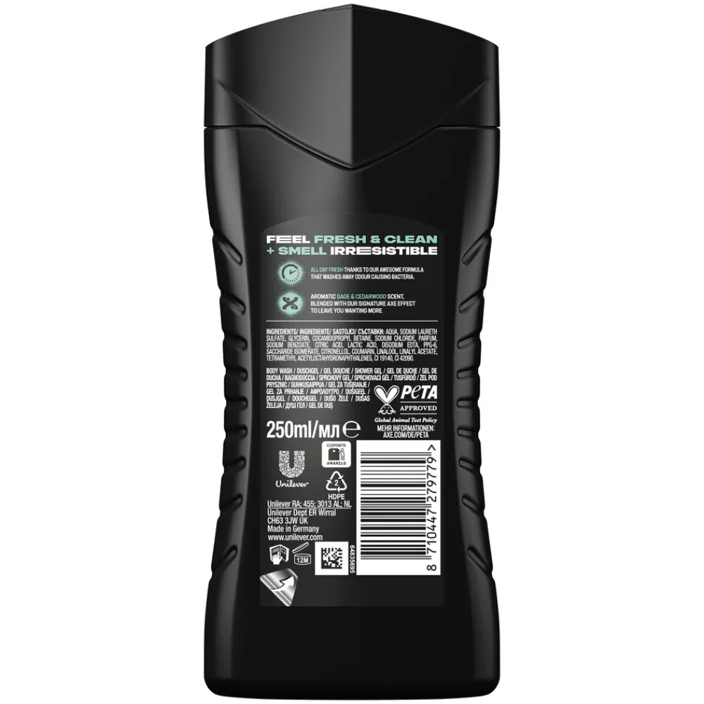 Axe 6x 3-in-1 Douchegel Apollo 250 ml