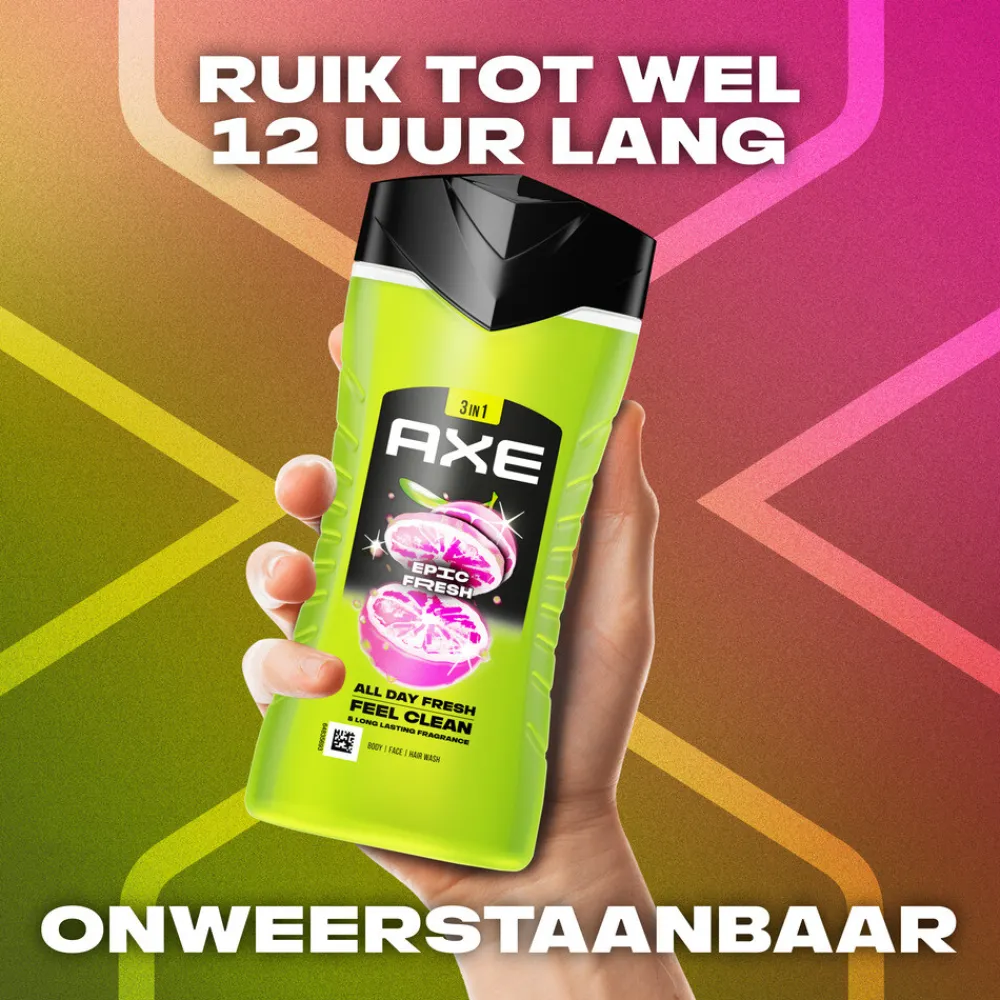 Axe 6x 3-in-1 Douchegel Epic Fresh 250 ml