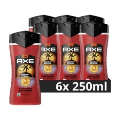 Axe 6x 3-in-1 Douchegel Sunset Fresh 250 ml