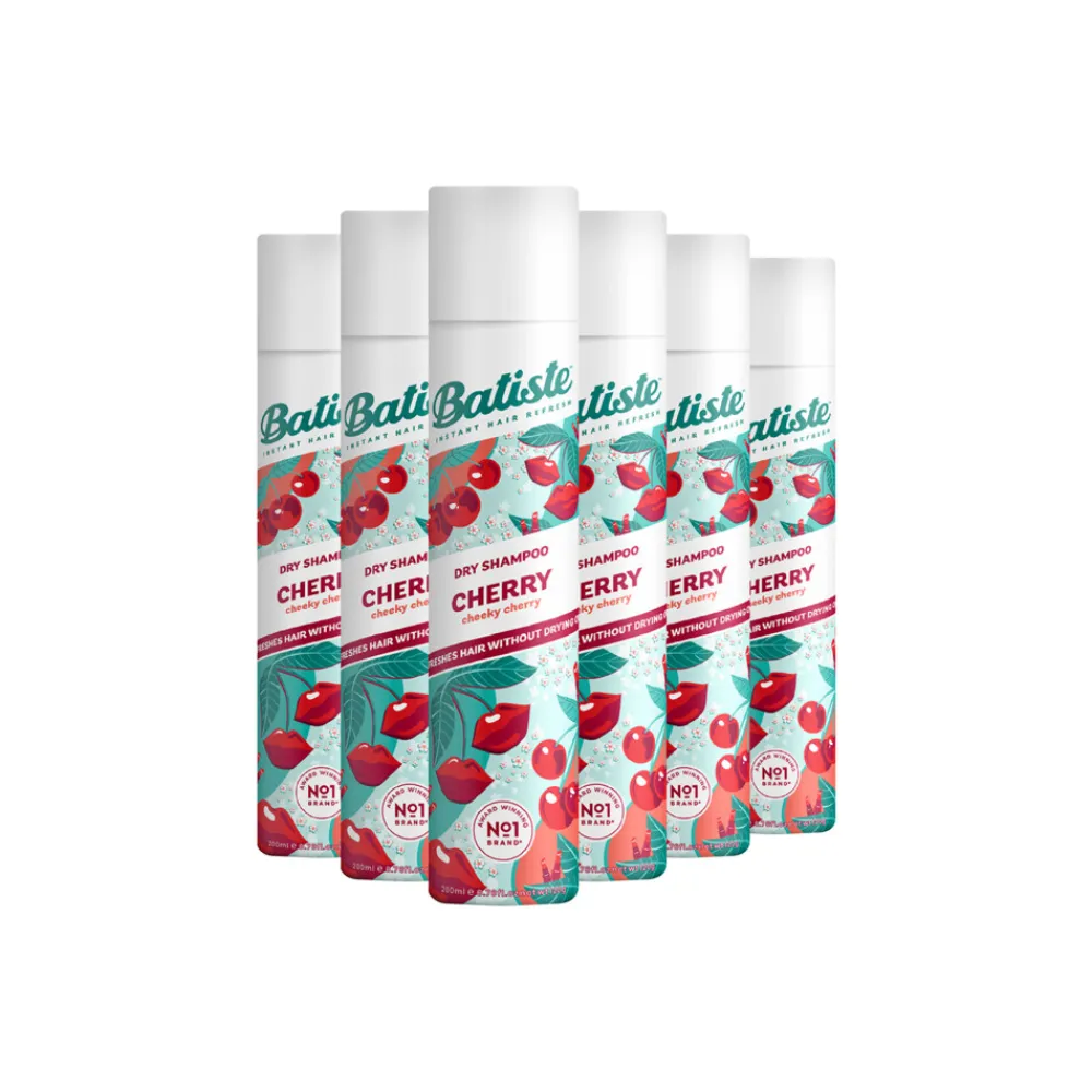 Batiste 6x Droogshampoo Cherry 200 ml