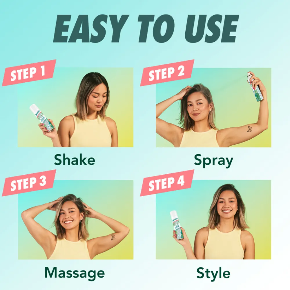 Batiste 6x Droogshampoo Rose Gold 200 ml