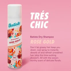 Batiste 6x Droogshampoo Rose Gold 200 ml