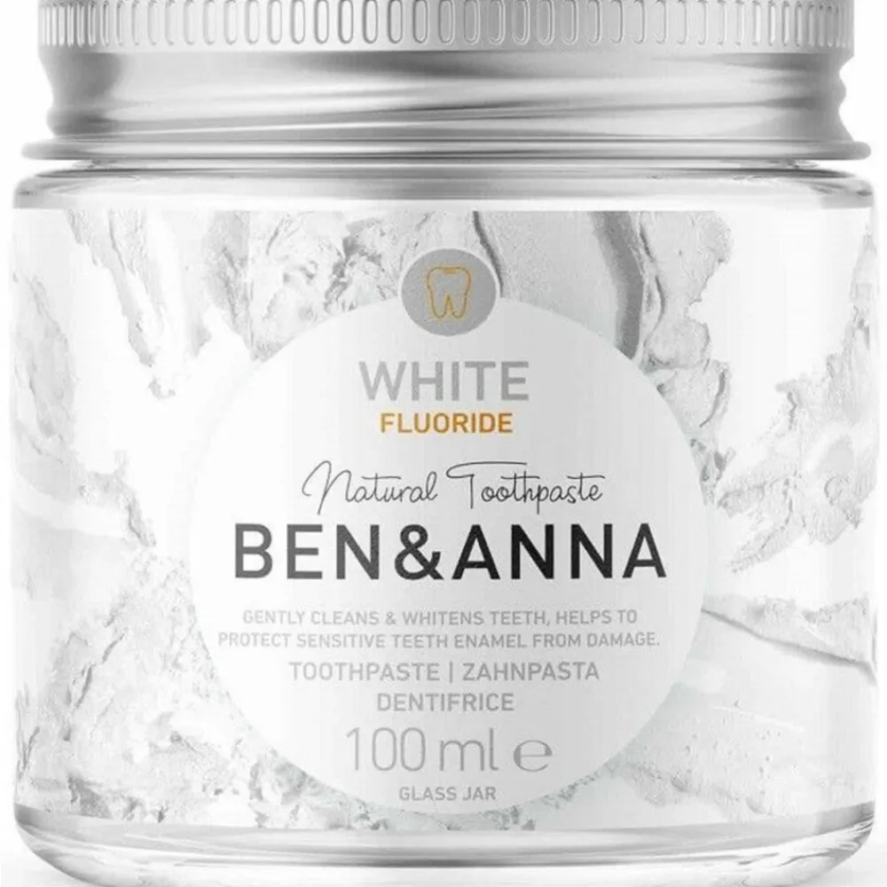 Ben & Anna 3x Tandpasta met Fluoride Whitening 100 gr