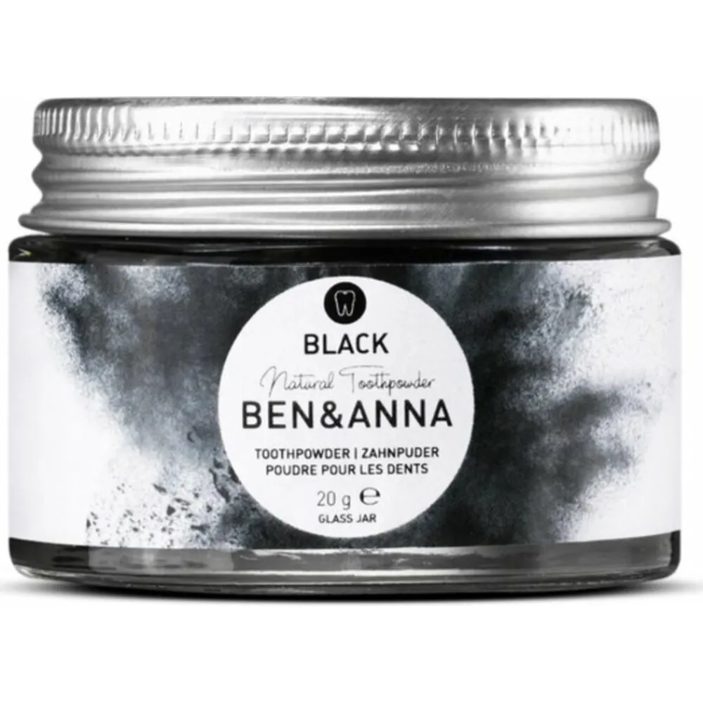 Ben & Anna 3x Tandpoeder Zwart 20 gr