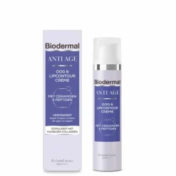 Biodermal 2x Oog & Lip Contour crème Anti Age 15 ml