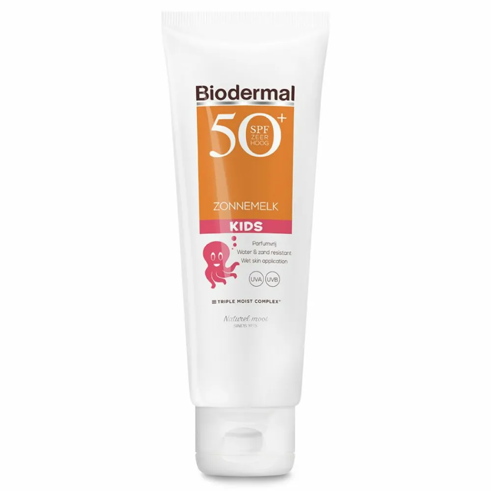 Biodermal 2x Zonnemelk Kids SPF 50 125 ml