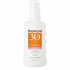 Biodermal 2x Zonnespray Gevoelige Huid SPF 30 175 ml