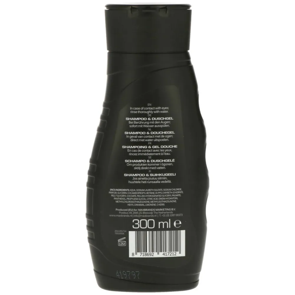 Body-X 12x Fuze Douchegel Hair & Body Pulse 300 ml