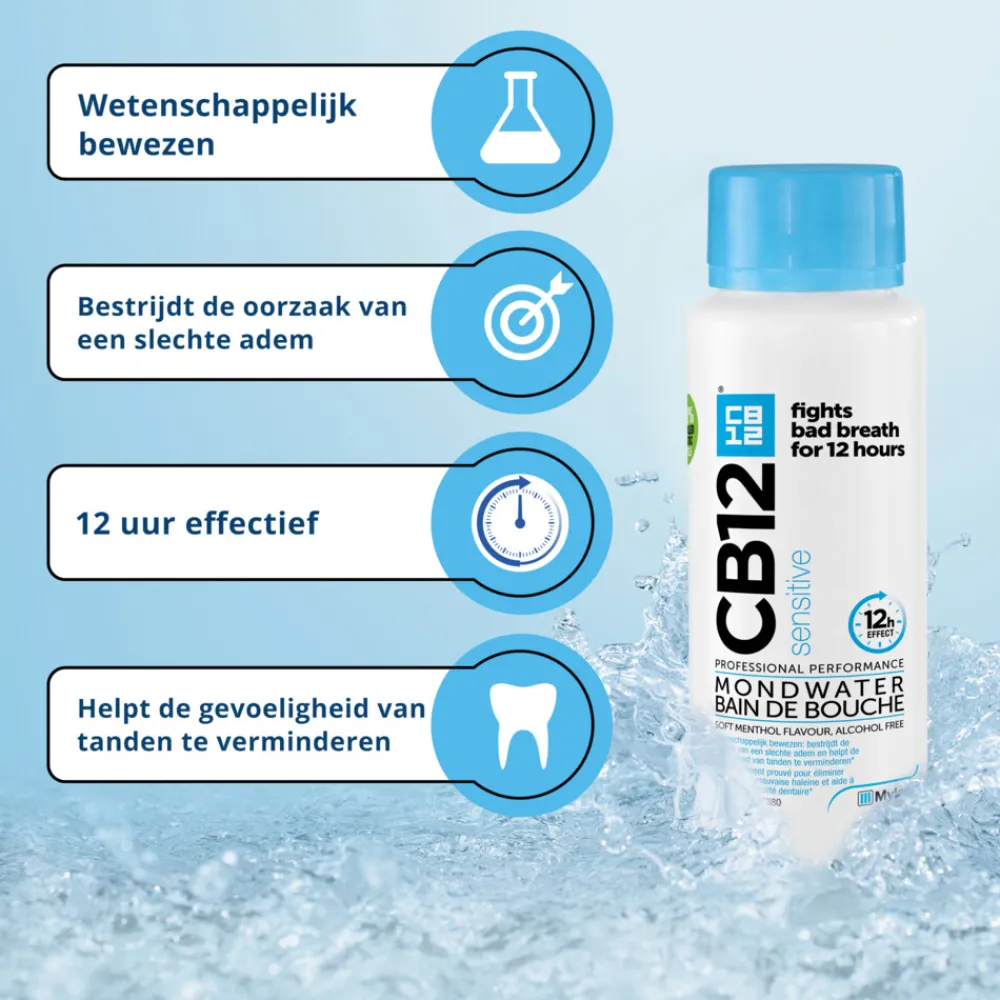 CB12 2x Mondwater Sensitive 250 ml