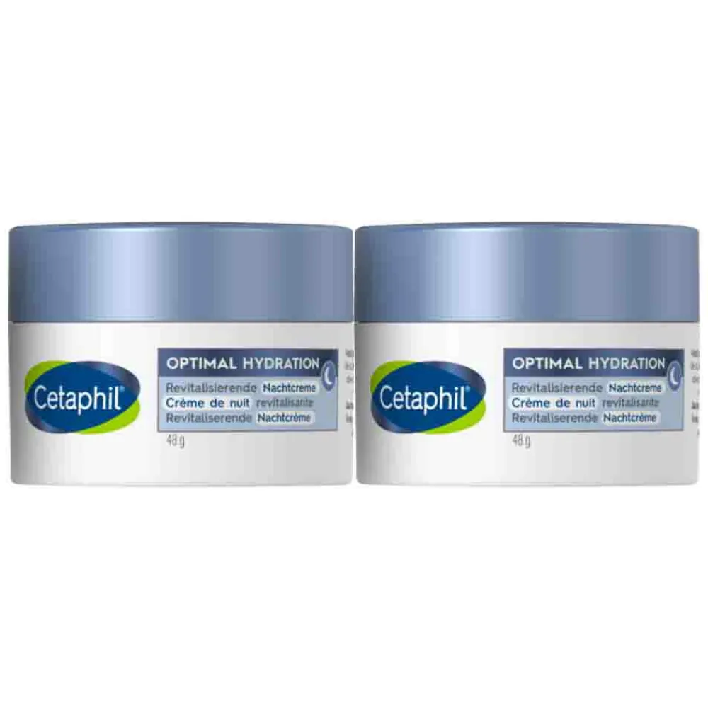 Cetaphil 2x Optimal Hydration Herstellende Nachtcrème 48 gr