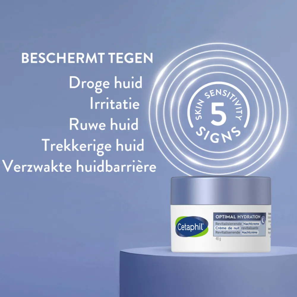 Cetaphil 2x Optimal Hydration Herstellende Nachtcrème 48 gr