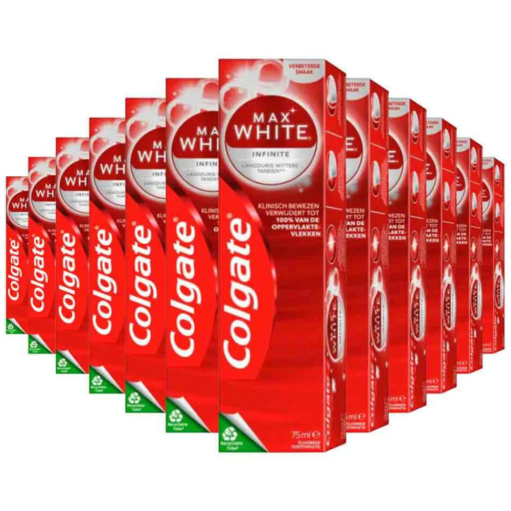 Colgate 12x Max White Tandpasta Infinite 75 ml