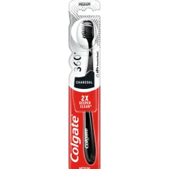 Colgate 12x Tandenborstel 360 Black Medium