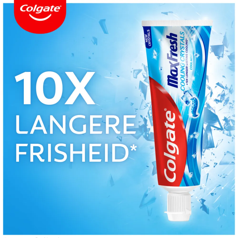 Colgate 12x Tandpasta Max Fresh Cooling Crystals 75 ml