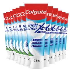 Colgate 12x Tandpasta Triple Action Xtra White 75 ml