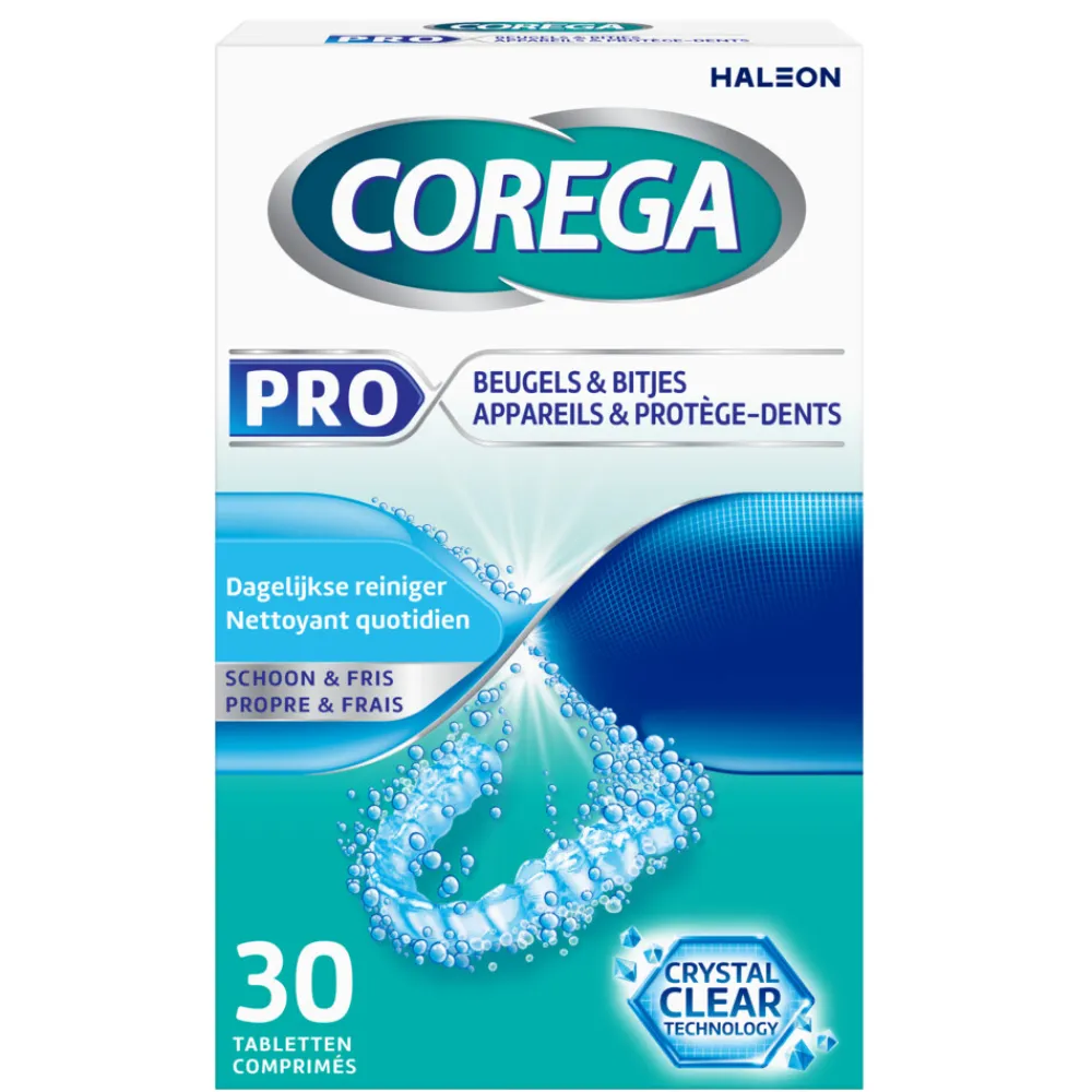 Corega 3x Pro Beugels & Bitjes 30 tabletten