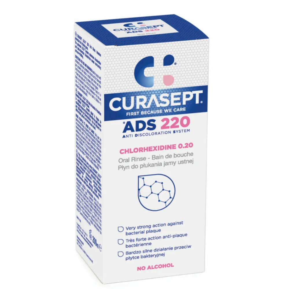 Curasept 2x Mondspoeling 0,20% CHX 200 ml