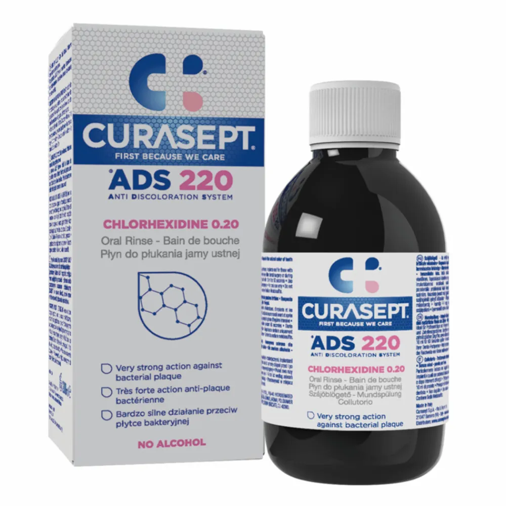 Curasept 2x Mondspoeling 0,20% CHX 200 ml