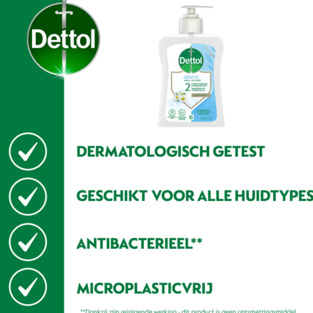Dettol 6x Handzeep Extra Care Kamille 250 ml