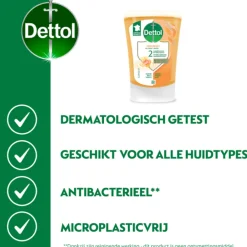 Dettol 3x No-Touch Handzeep Refill Extra Care Honey & Sheabutter 250 ml