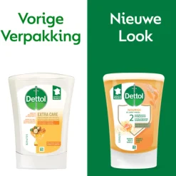 Dettol 3x No-Touch Handzeep Refill Extra Care Honey & Sheabutter 250 ml