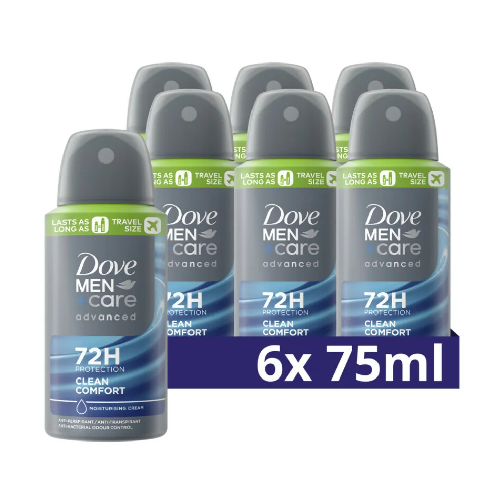 Dove 6x Deodorant Men+ Care Clean Comfort 75 ml