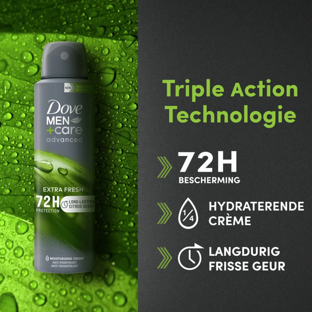 Dove 6x Deodorant Men+ Care Extra Fresh 150 ml