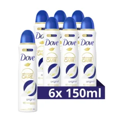 Dove 6x Deodorant Spray Advanced Care Orginal 150 ml