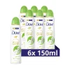 Dove 6x Deodorant Spray Advanced Care Cucumber & Green Tea 150 ml