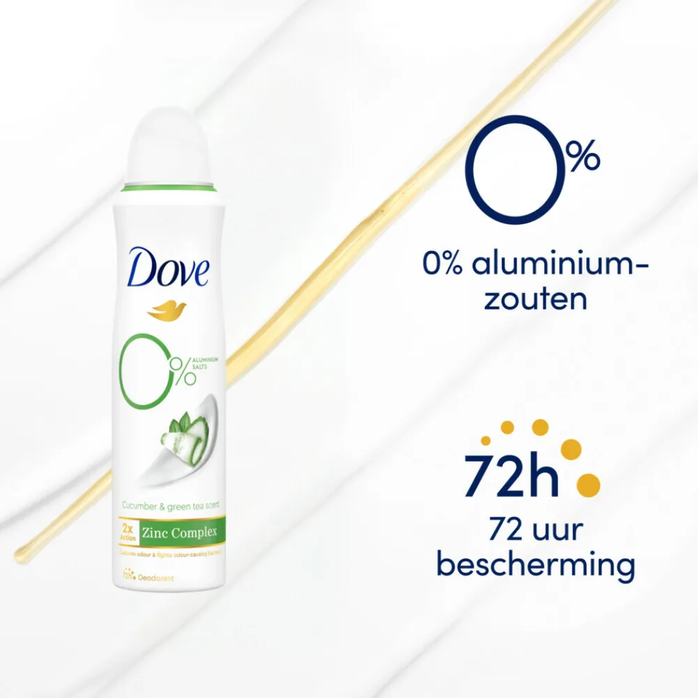 Dove 6x Deodorant Spray Cucumber & Green Tea 150 ml
