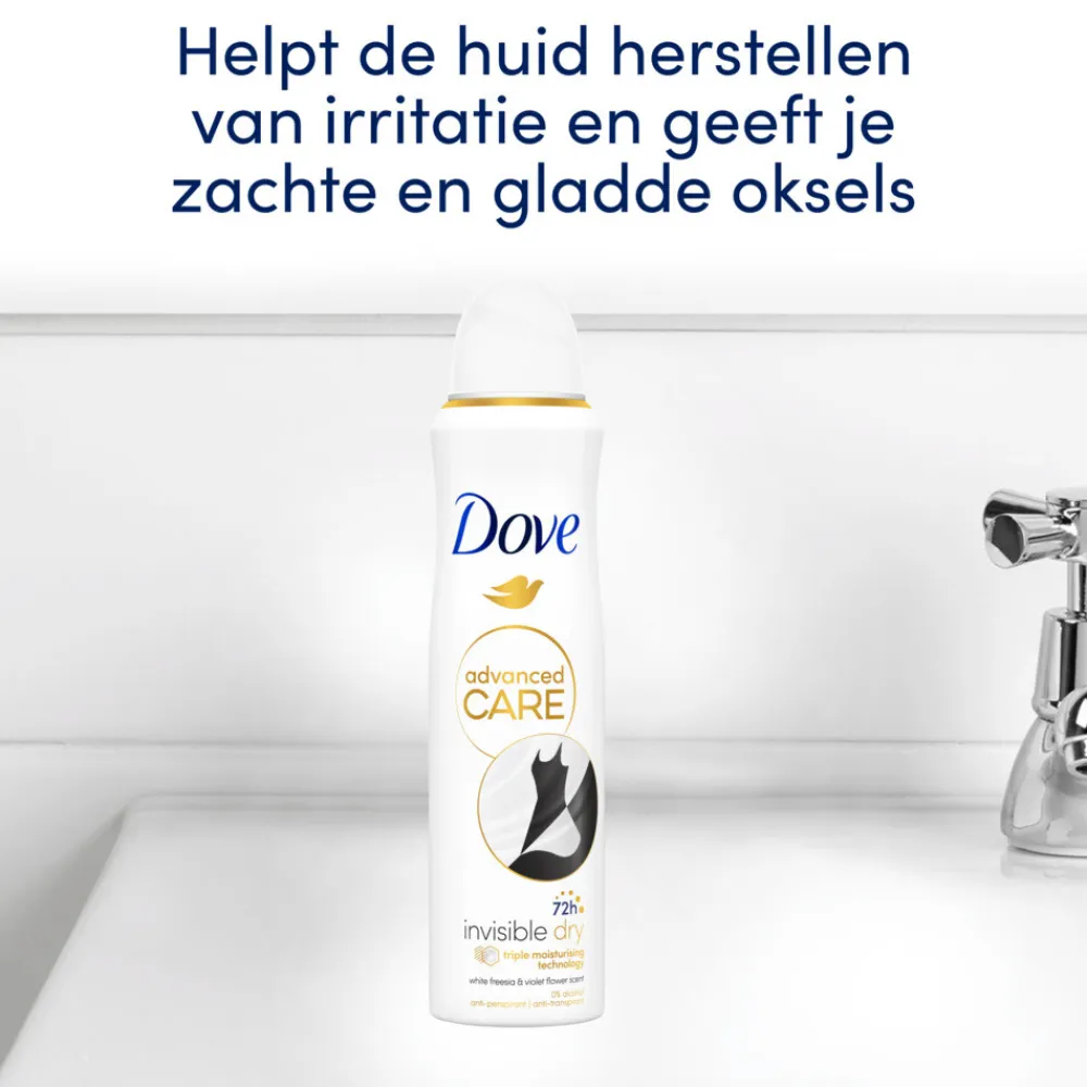 Dove 6x Deodorant Spray Invisible Dry 150 ml