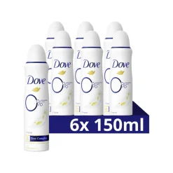 Dove 6x Deodorant Spray 0% Original 150 ml