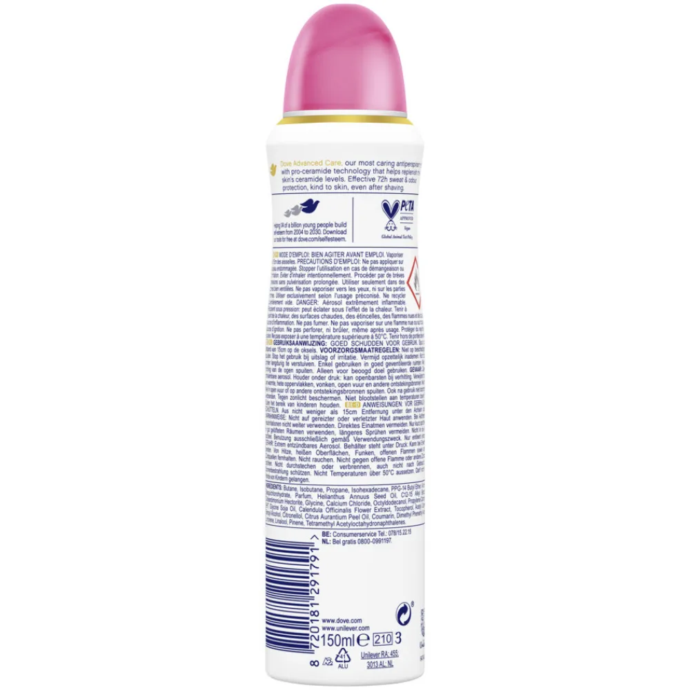 Dove 6x Deodorant Spray Pomegranate & Lemon Verbena 150 ml