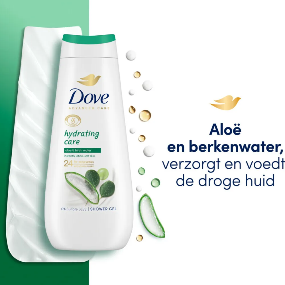 Dove 6x Douchecrème Hydrating Care 400 ml