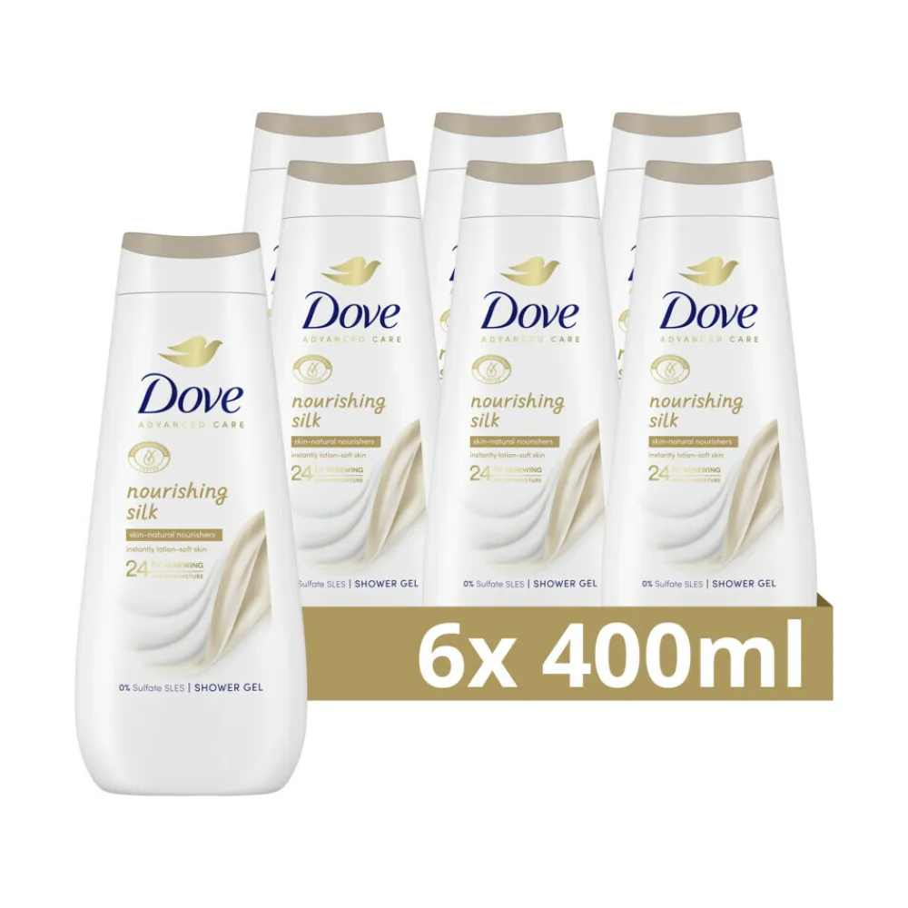 Dove 6x Douchecrème Nourishing Silk 400 ml