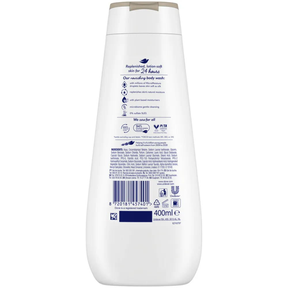 Dove 6x Douchecrème Nourishing Silk 400 ml