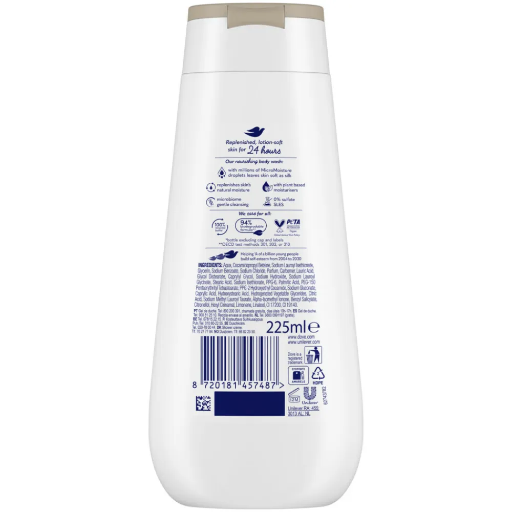 Dove 6x Douchecrème Nourishing Silk 225 ml
