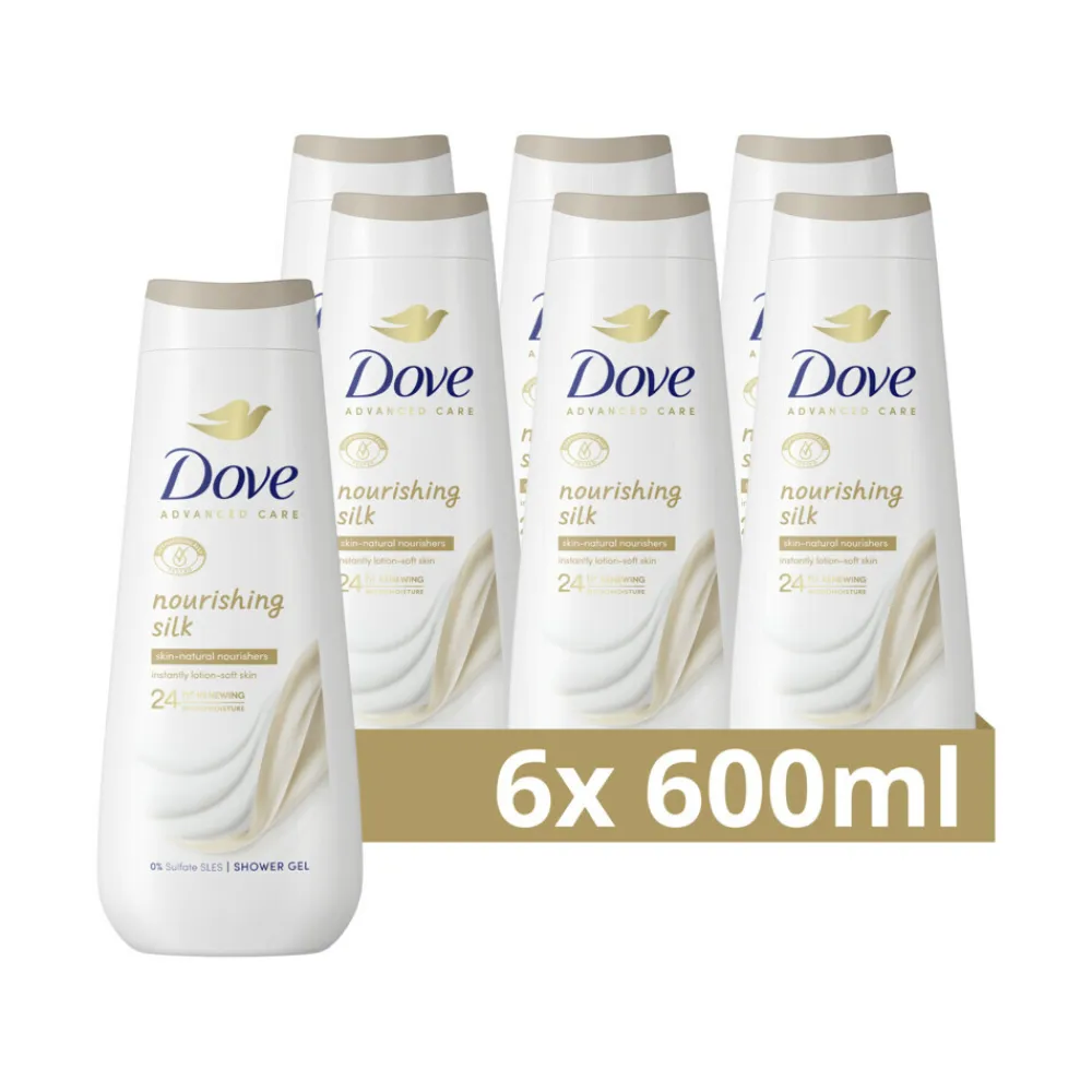 Dove 6x Douchecrème Nourishing Silk 600 ml