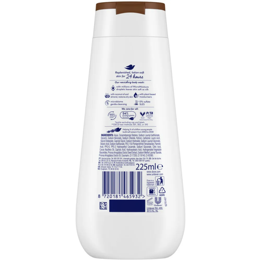 Dove 6x Douchecrème Restoring 225 ml