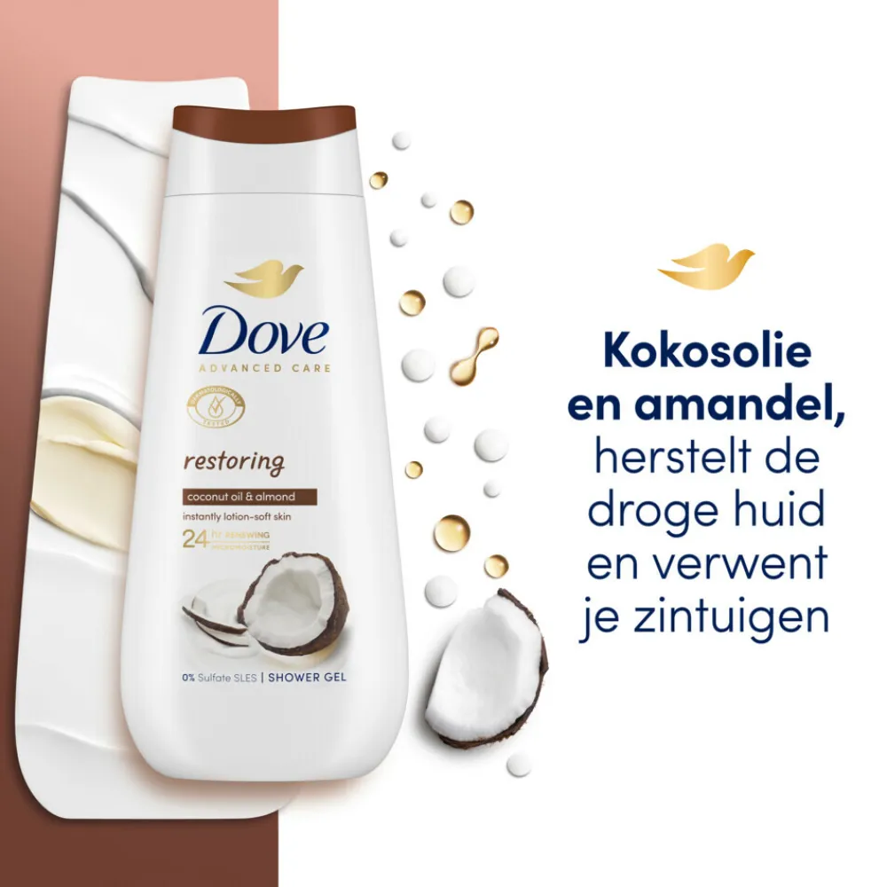 Dove 6x Douchecrème Restoring 225 ml