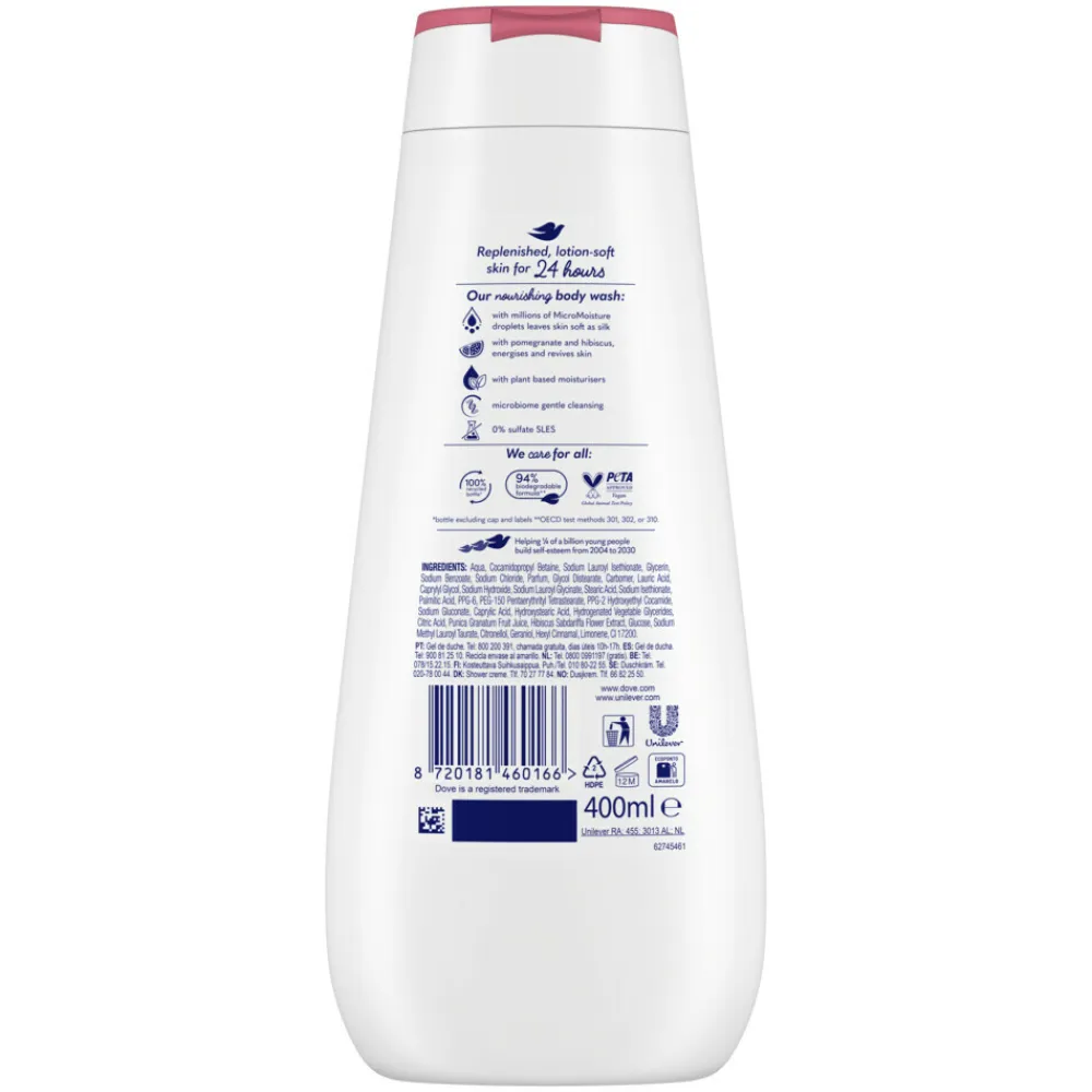 Dove 6x Douchecrème Reviving 400 ml
