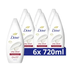 Dove 6x Douchecrème Silky Velvet 720 ml