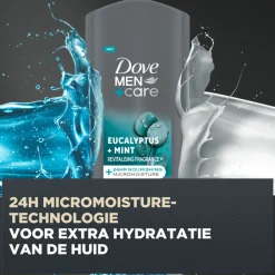 Dove 6x Douchegel Men+ Care Eucalyptus + Mint 400 ml