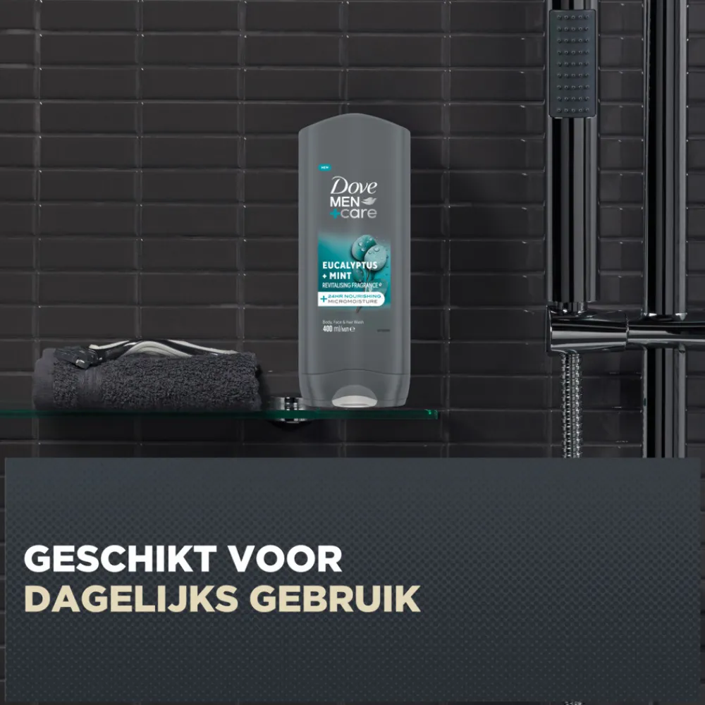 Dove 6x Douchegel Men+ Care Eucalyptus + Mint 400 ml