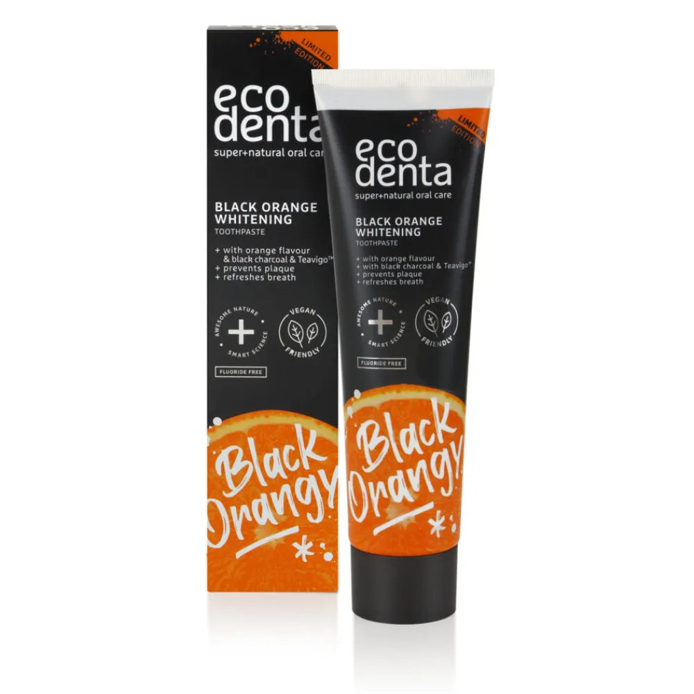 Ecodenta 4x Tandpasta Black Orange Whitening 100 ml