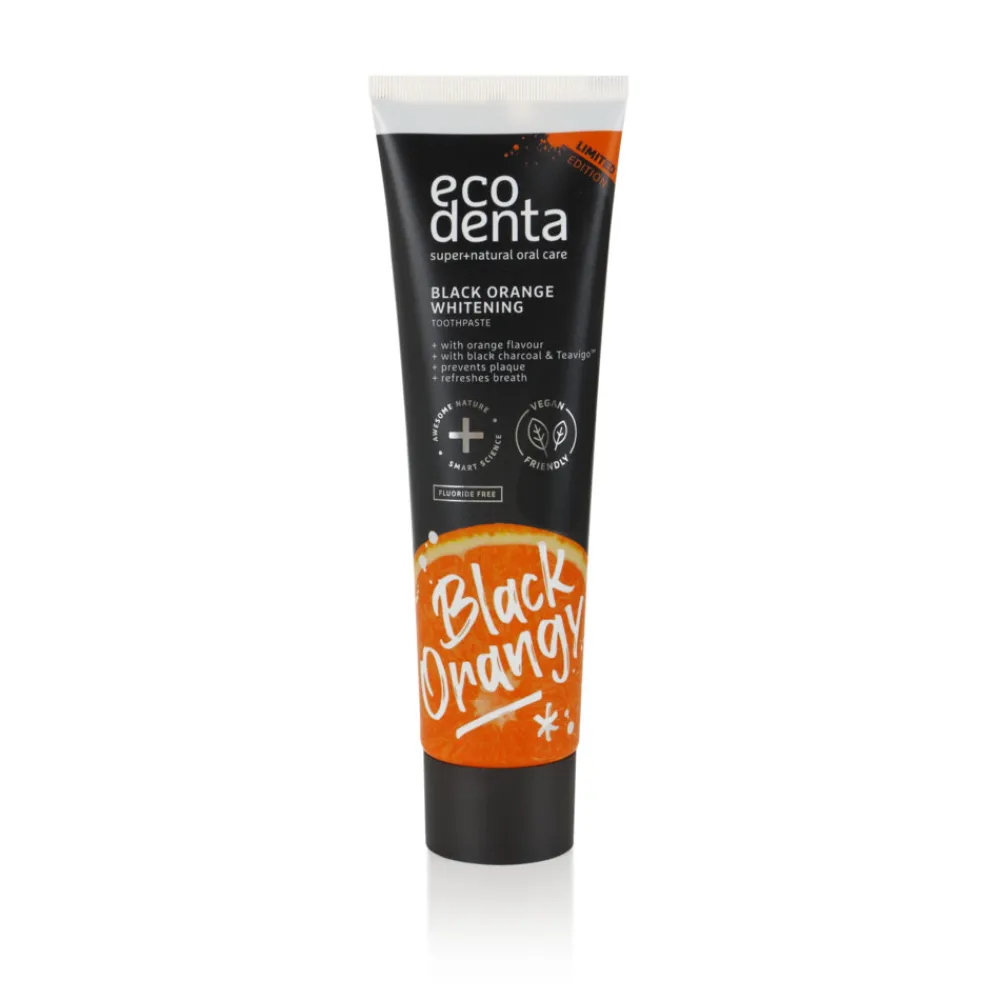 Ecodenta 4x Tandpasta Black Orange Whitening 100 ml