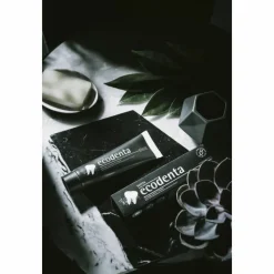 Ecodenta 4x Tandpasta Extra Whitening Black Houtskool 100 ml