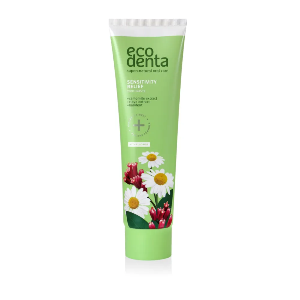 Ecodenta 4x Tandpasta Gevoelige Tanden met Kamille 100 ml