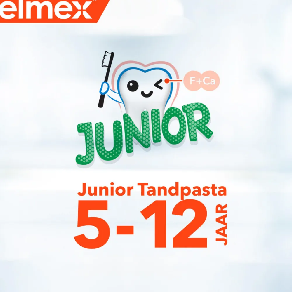 Elmex 12x Gel-Tandpasta Junior (5-12 Jaar) 75 ml